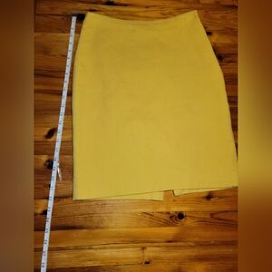 The Limited Yellow Midi Pencil Skirt for Casual Resort Wear